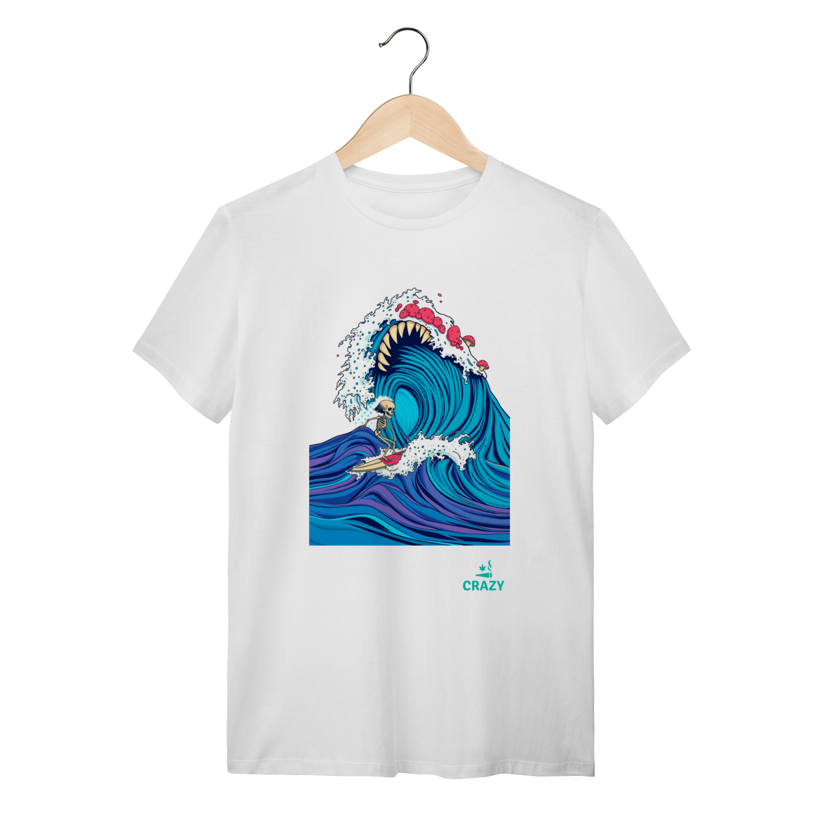 Camiseta Surf Caveira