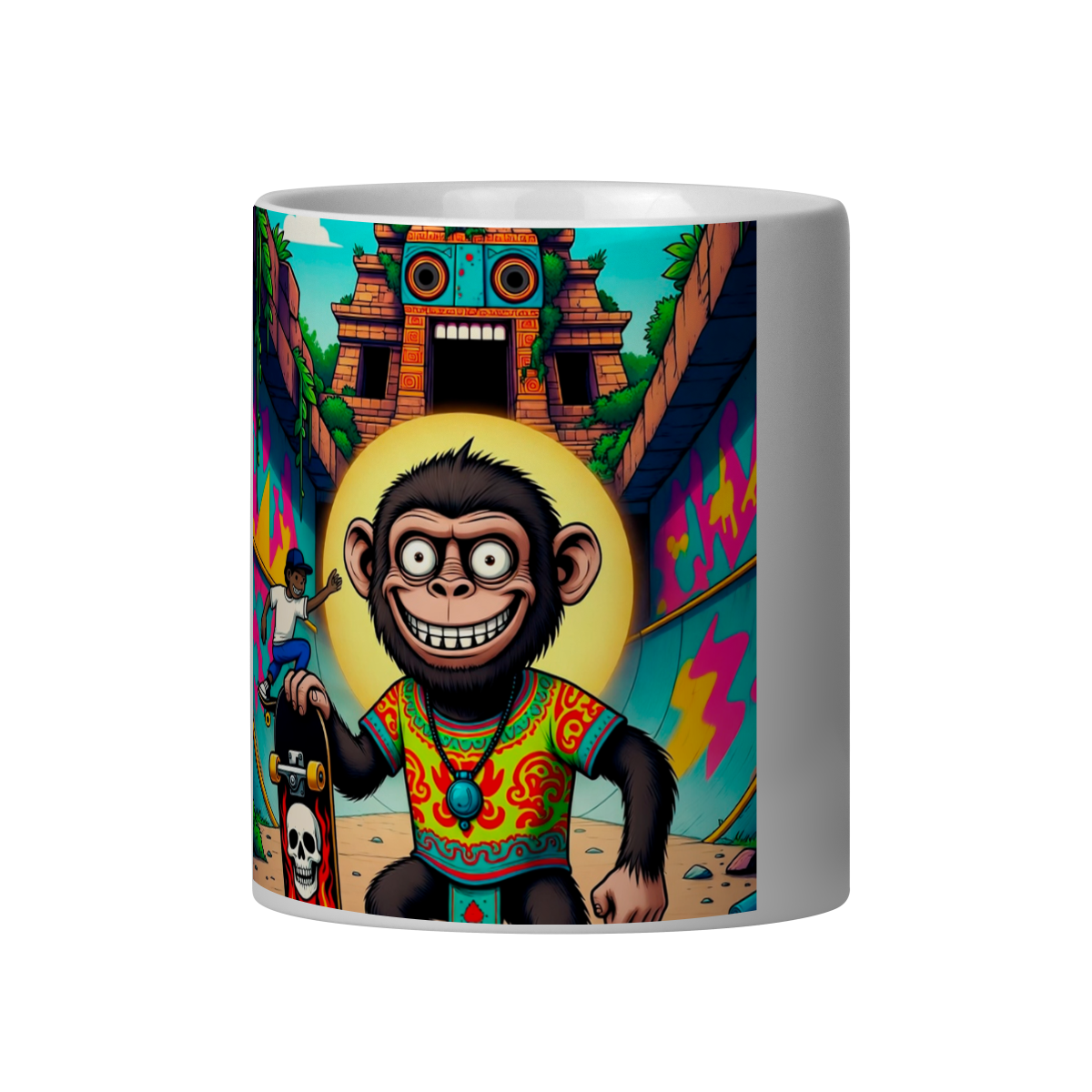 Caneca Macaco Skatista