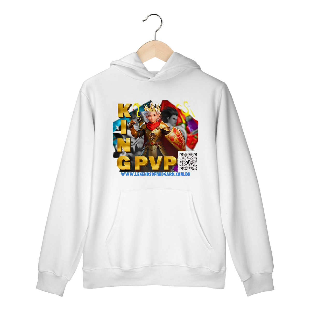 Moletom Prime Canguru - Coleção Rei do PVP de Midgard