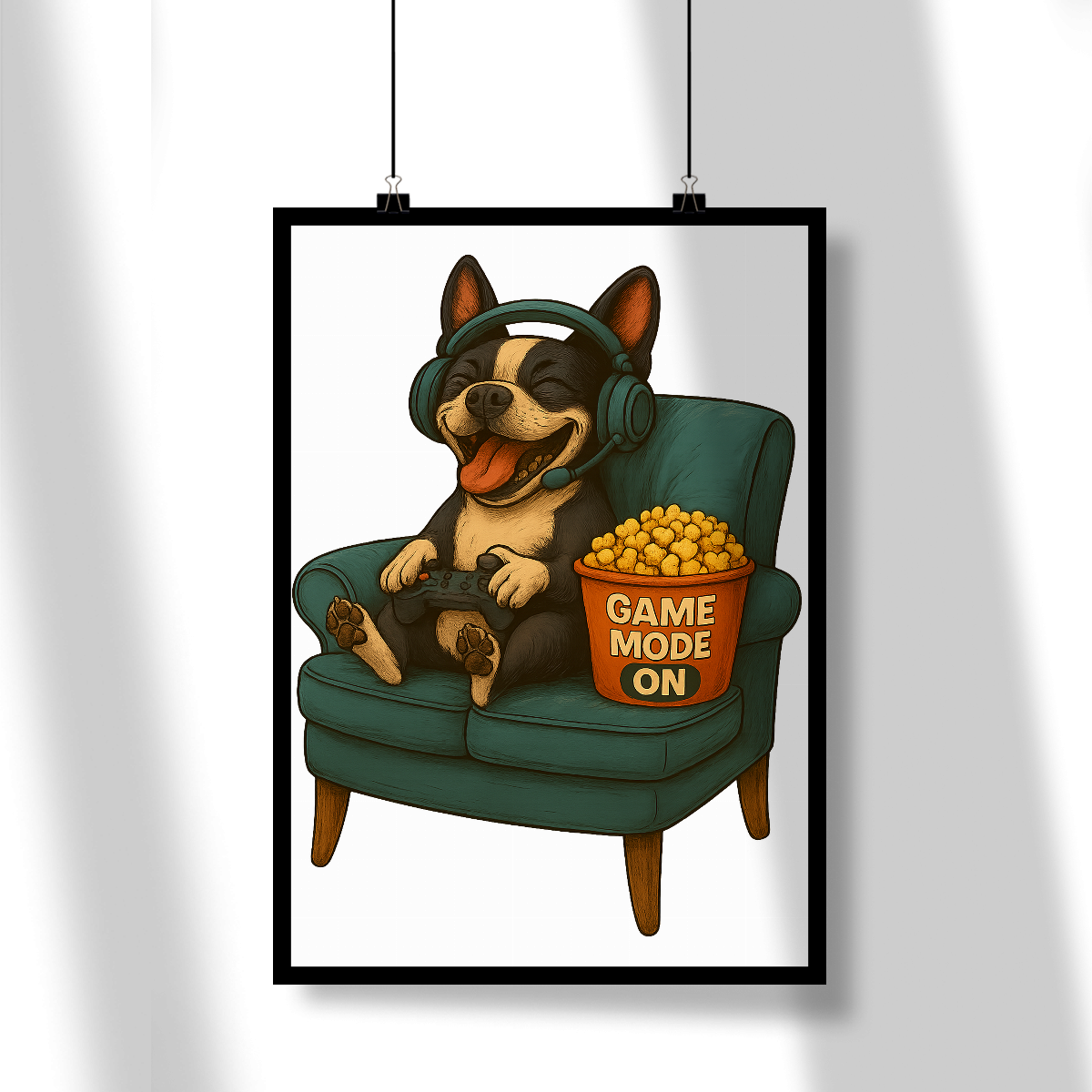 Poster Retrato - Game Mode: Boston On!