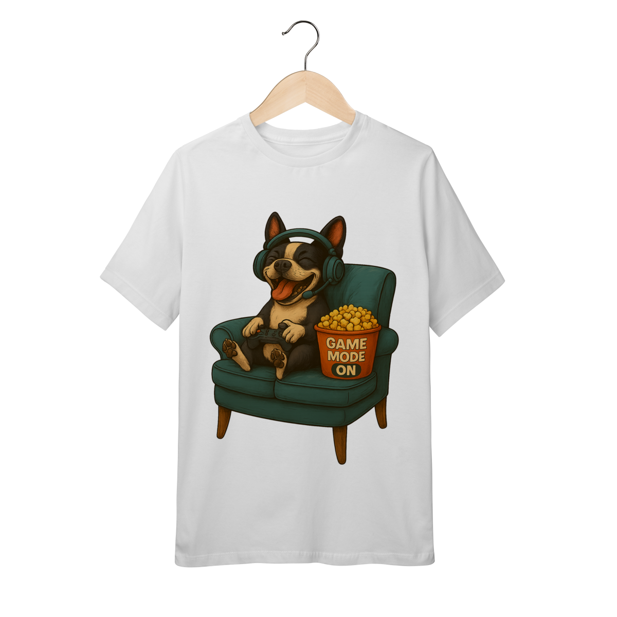 Camiseta Infantil Gamer 4Patas - 10 a 14 anos