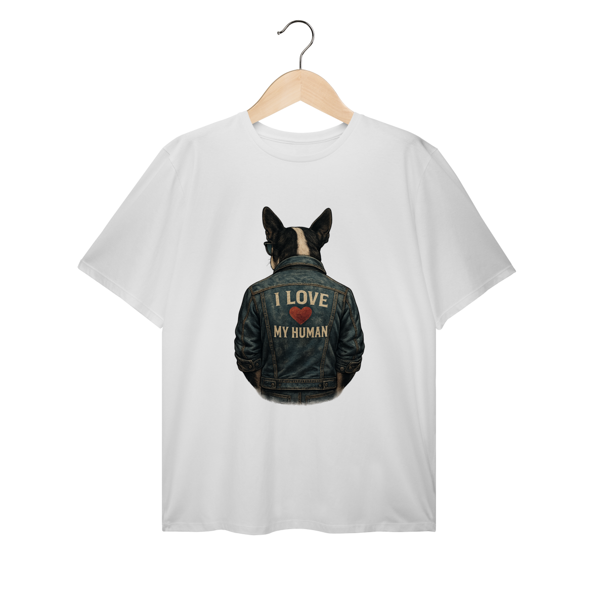 Camiseta Plus Size - I love my Human