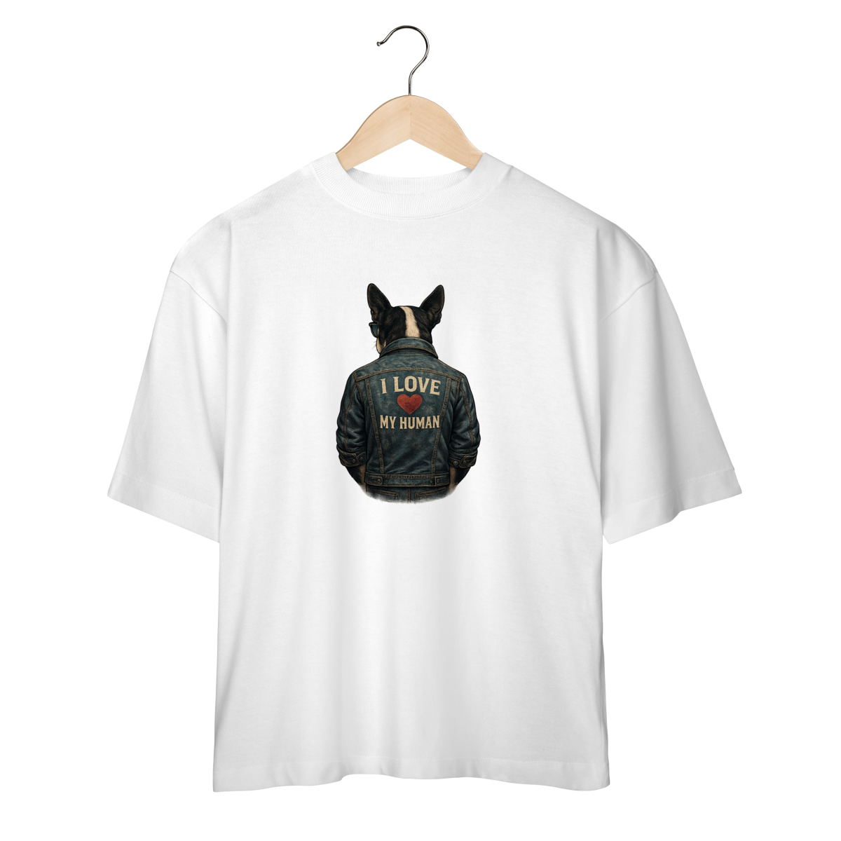 Camiseta Oversized - I love my Human