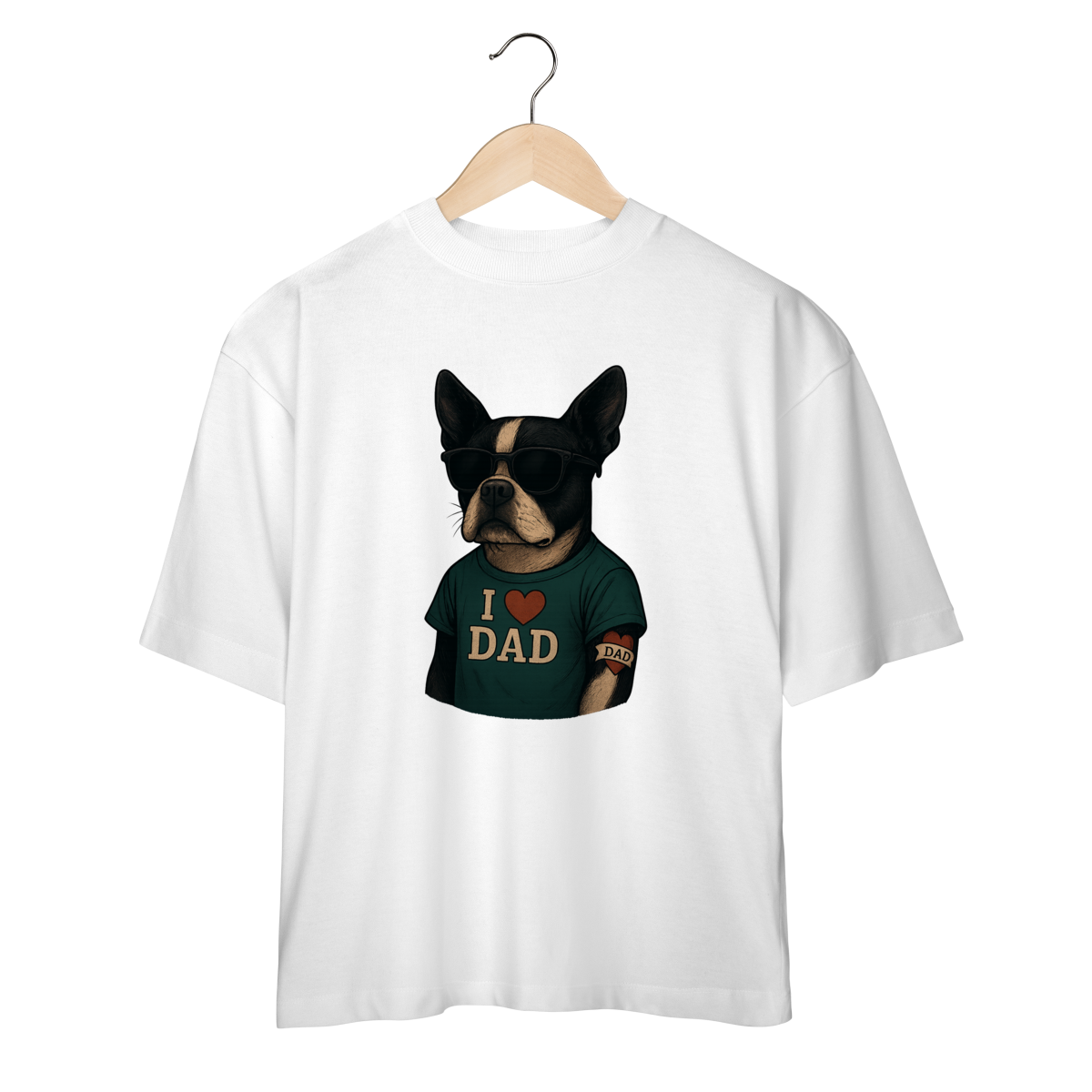 Camiseta Oversized - I love DAD