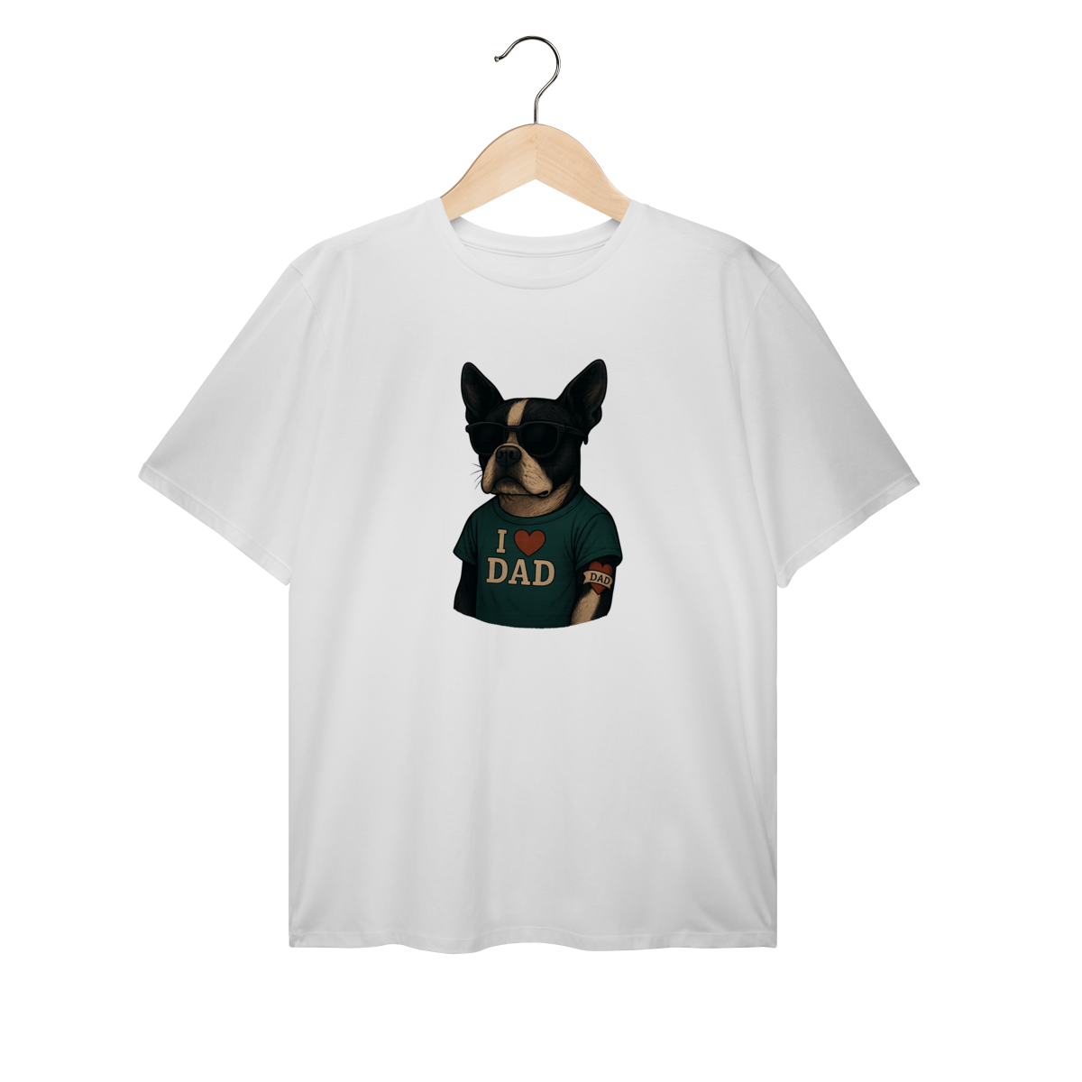 Camiseta Plus Size - I love DAD