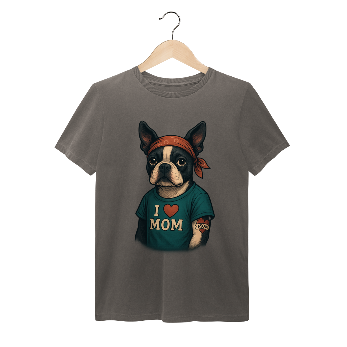 Camiseta Estonada Unissex - Mamãe, Seu Amor é Minha Tatuagem