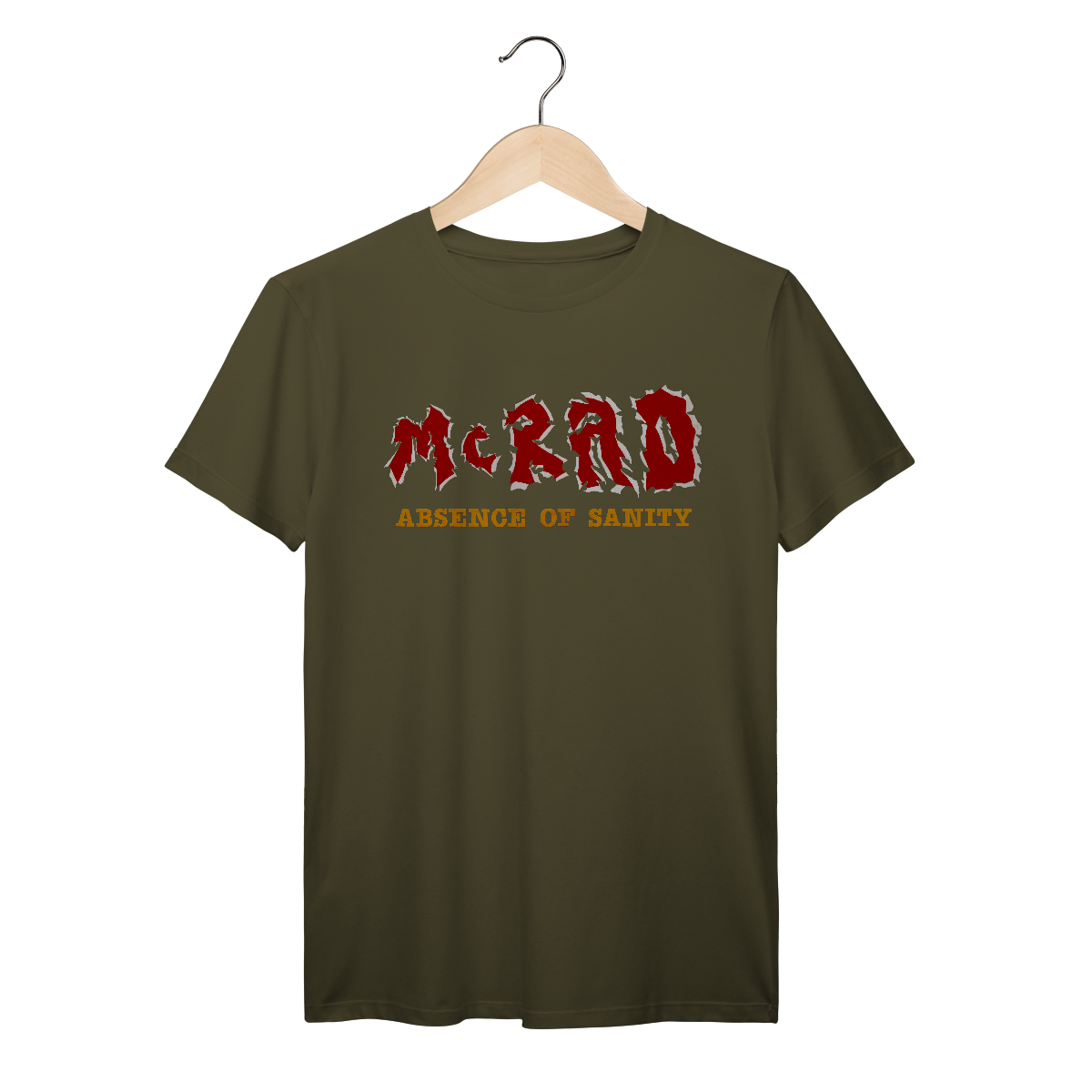 Camiseta Premium McRad - Absence of Sanity - Coleção Punk/ Hardcore