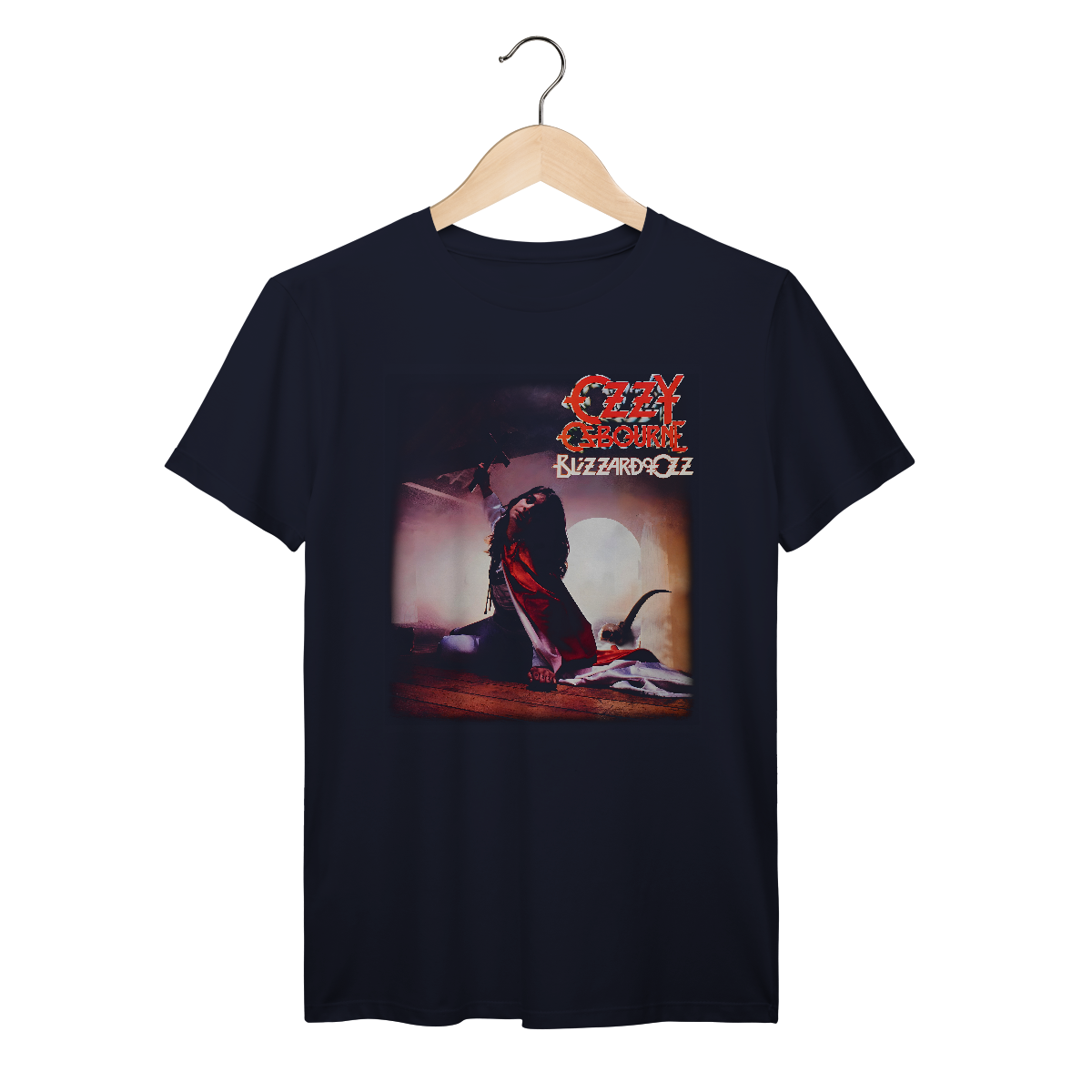 Camiseta Premium Ozzy Osbourne - Blizzard of Ozz - Coleção Metal