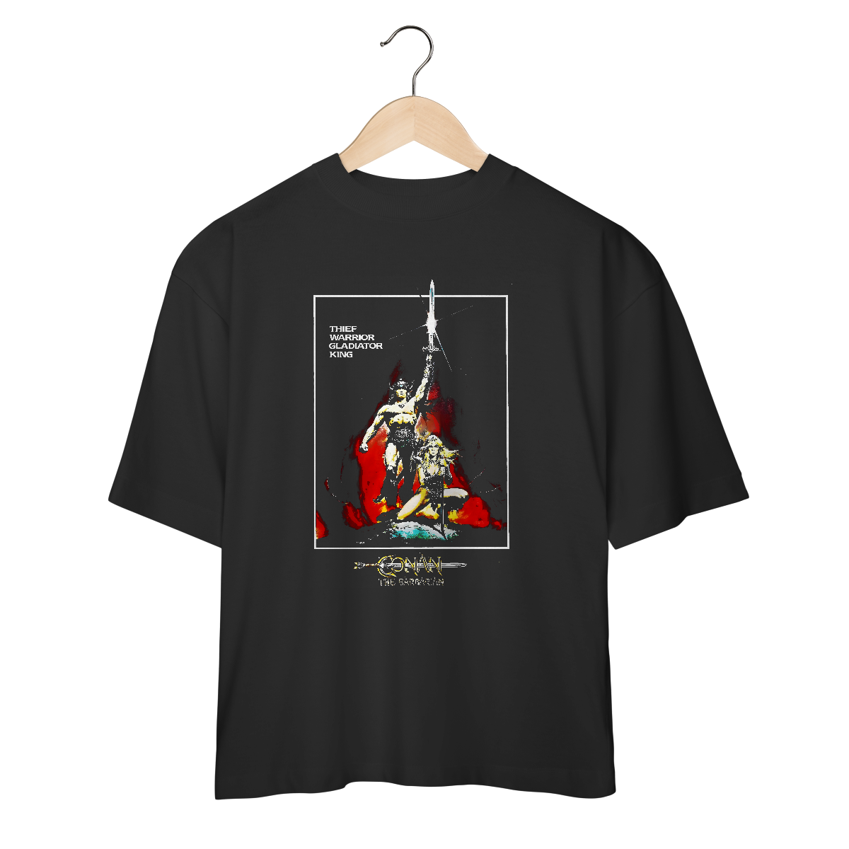 Camiseta Oversized Conan the Barbarian - Coleção Filmes
