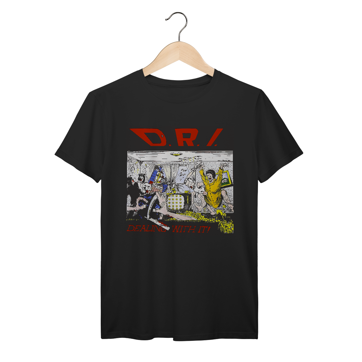 Camiseta Premium D.R.I. - Dealing With It! - Coleção Metal/ Hardcore