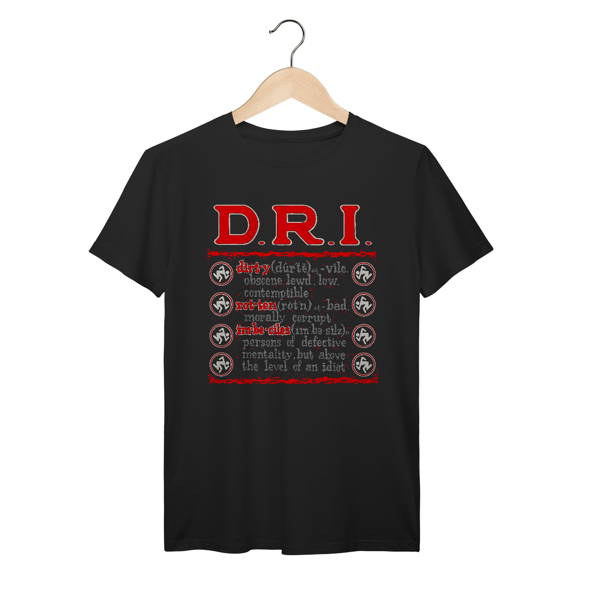 Camiseta Premium D.R.I. - Definition - Coleção Metal/ Hardcore