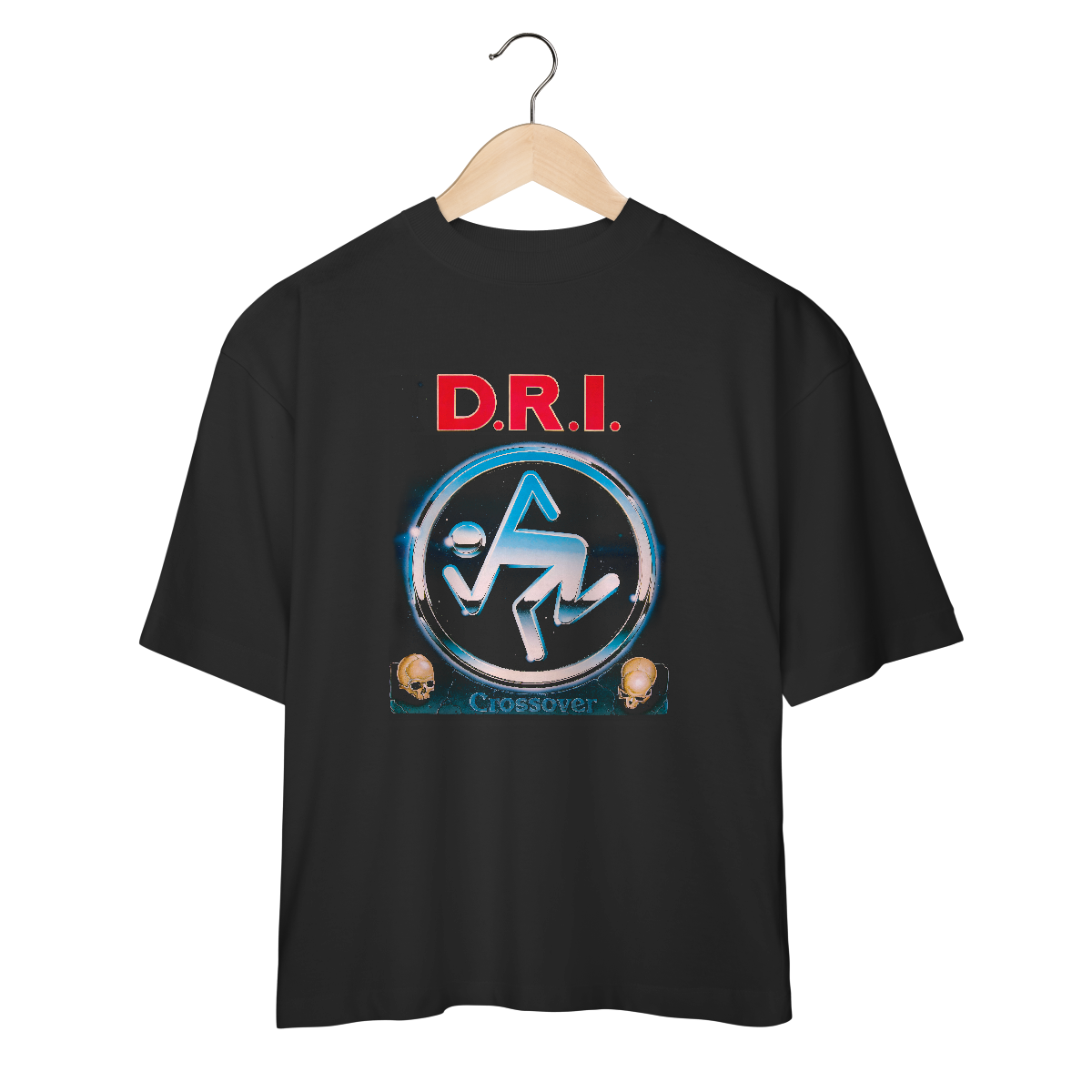 Camiseta Oversized D.R.I. - Crossover - Coleção Metal/ Hardcore