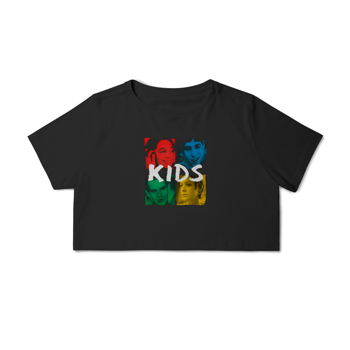 Camisa Cropped Kids - Coleção Filmes