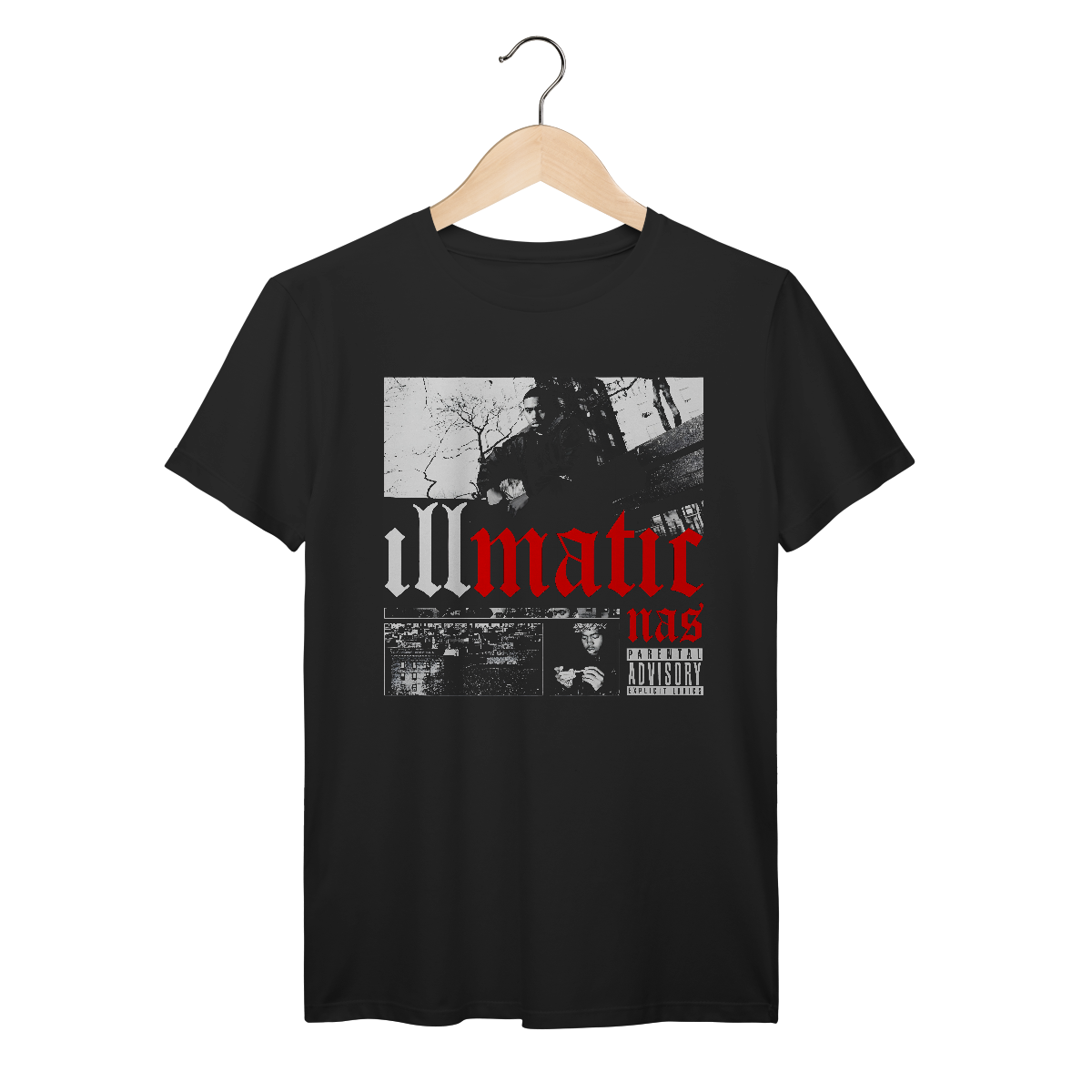 Camiseta Premium Nas - Illmatic - Coleção Rap