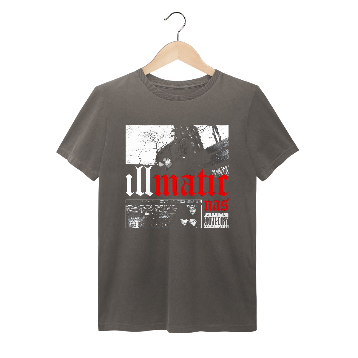 Camiseta Estonada Nas - Illmatic - Coleção Rap