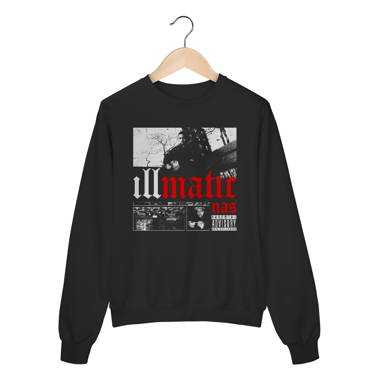 Moletom Fechado Premium Nas - Illmatic - Coleção Rap