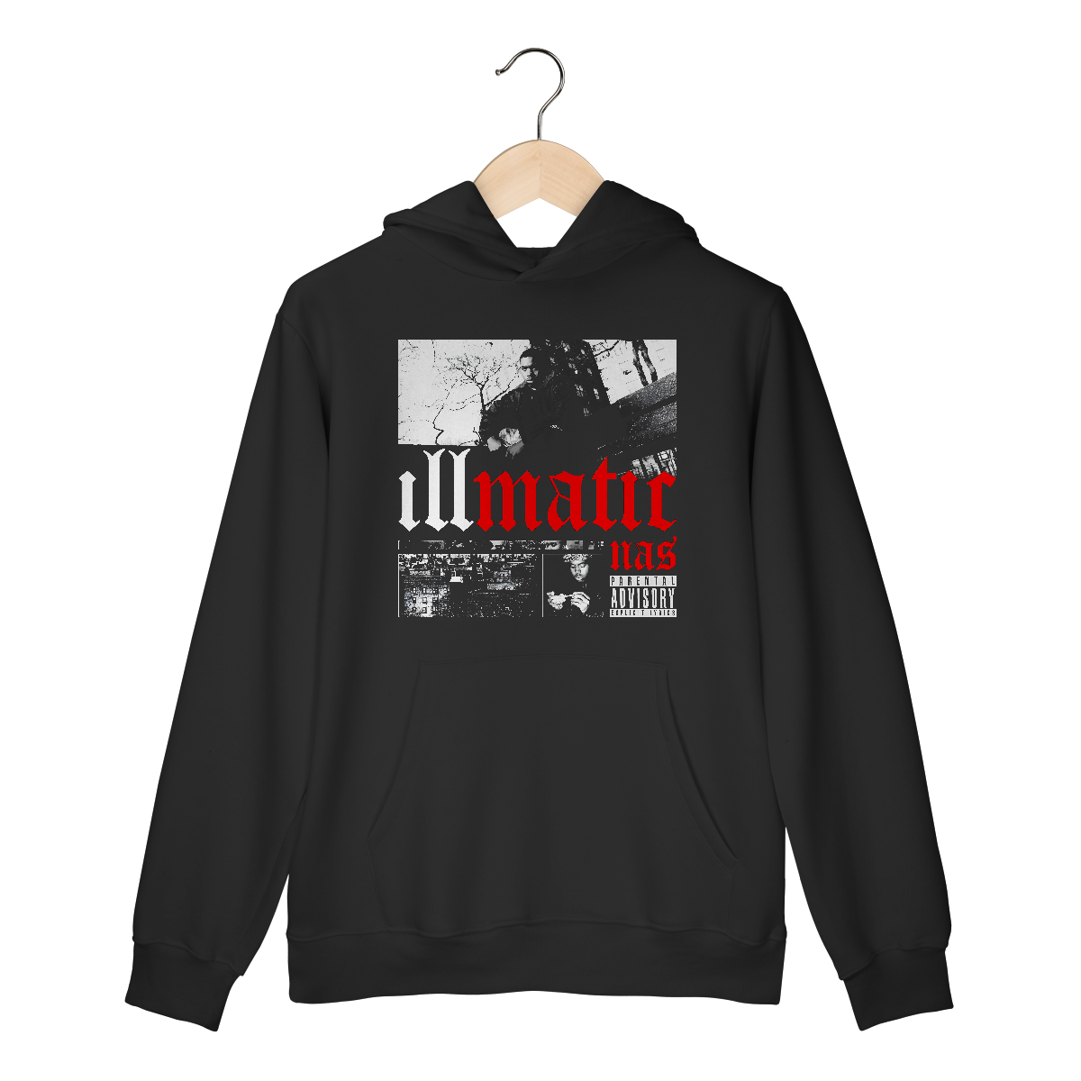 Moletom Canguru Premium Nas - Illmatic - Coleção Rap