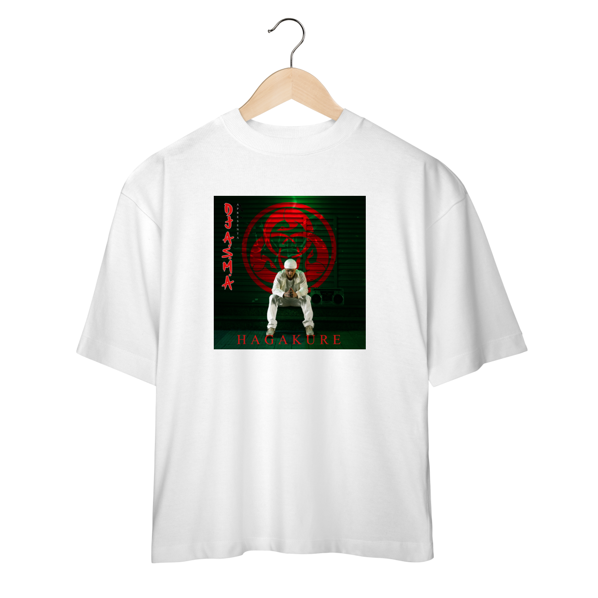 Camiseta Oversized DJ A.S.M.A - Hagakure - Coleção Exclusivas/ Rap