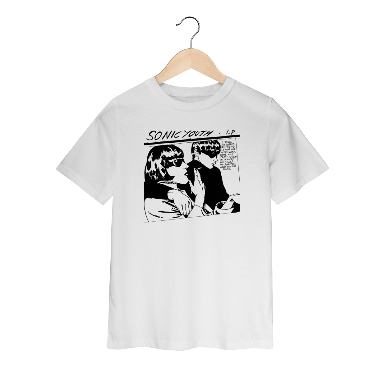 Camiseta Infantil Sonic Youth - Goo - Coleção Rock/ Alternativo