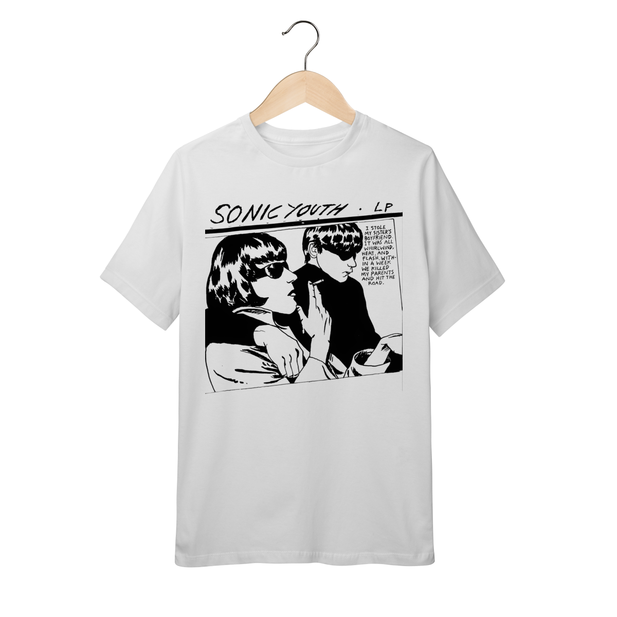 Camiseta Infantil Sonic Youth - Goo - Coleção Rock/ Alternativo