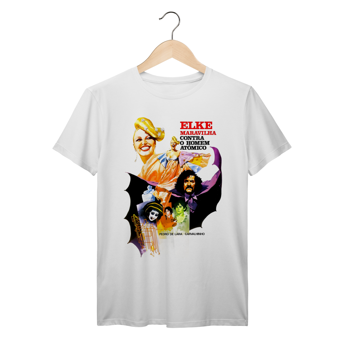 Camiseta Premium Elke Maravilha contra o Homem Atômico - Coleção filmes