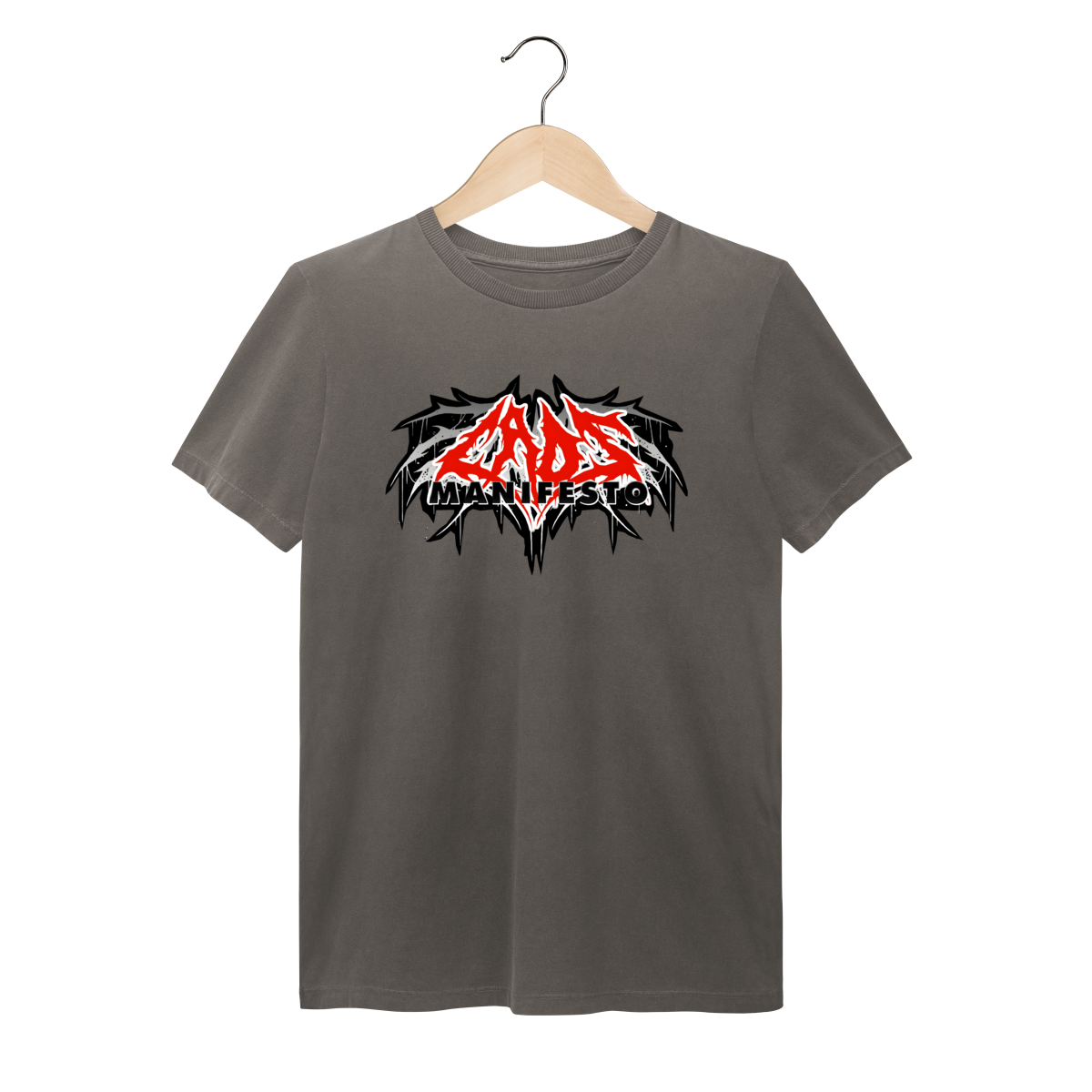 Camiseta Estonada Caos Manifesto - Logo - Coleção Exclusivas