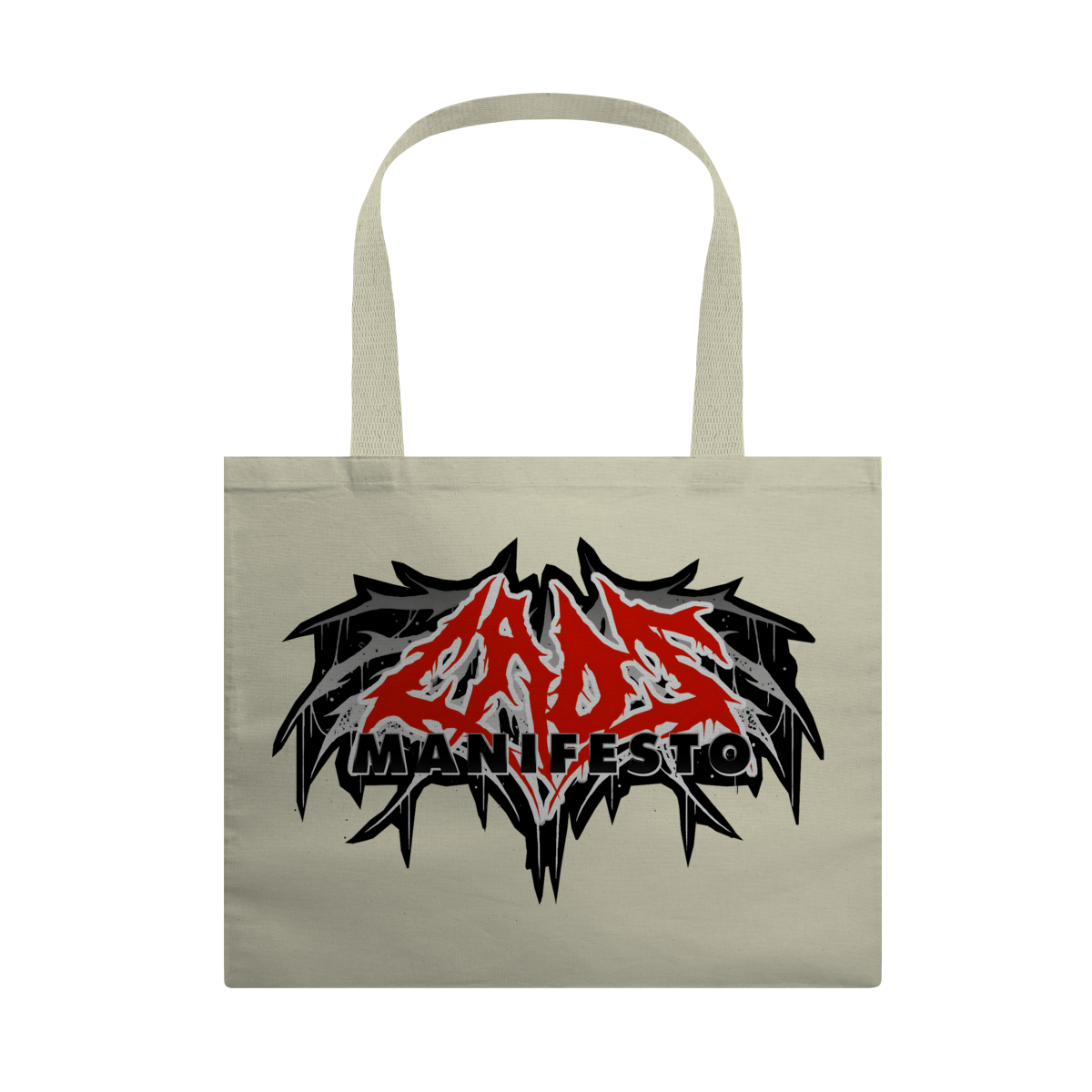 Eco Bag Grande Caos Manifesto - Logo - Coleção Exclusivas