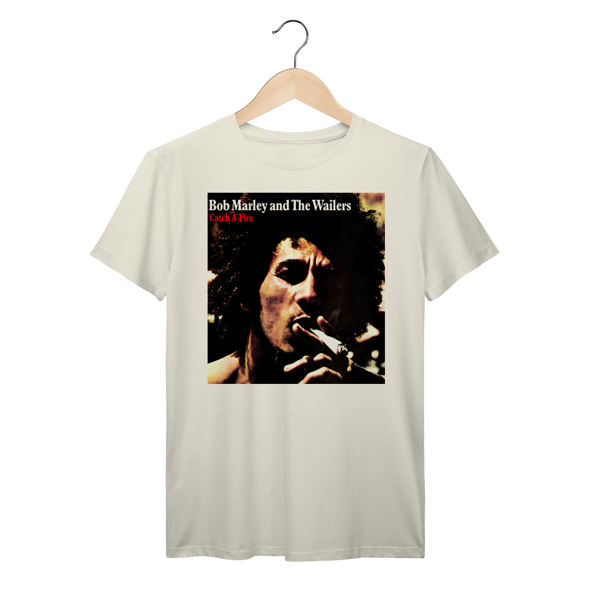 Camiseta Premium Bob Marley and the Wailers - Catch a Fire - Coleção Reggae