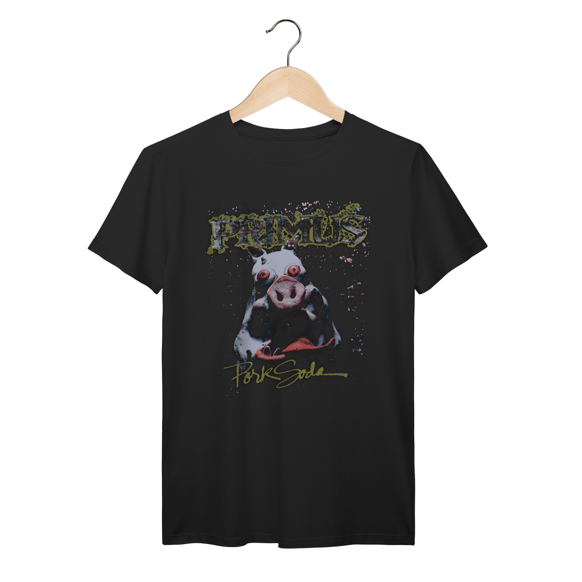 Camiseta Premium Primus - Pork Soda - Coleção Rock