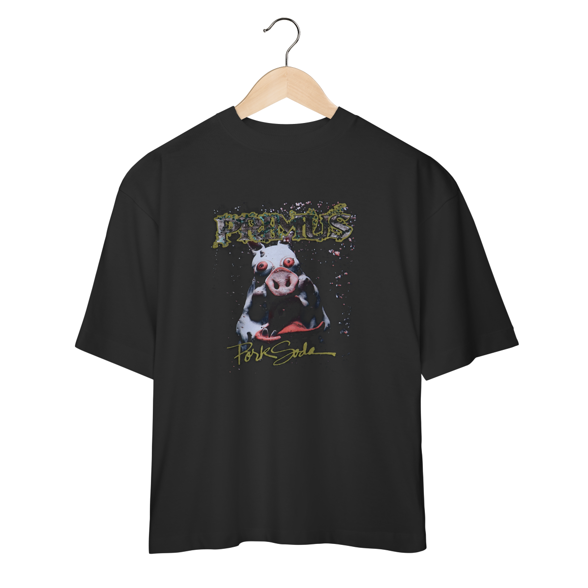 Camiseta Oversized Primus - Pork Soda - Coleção Rock