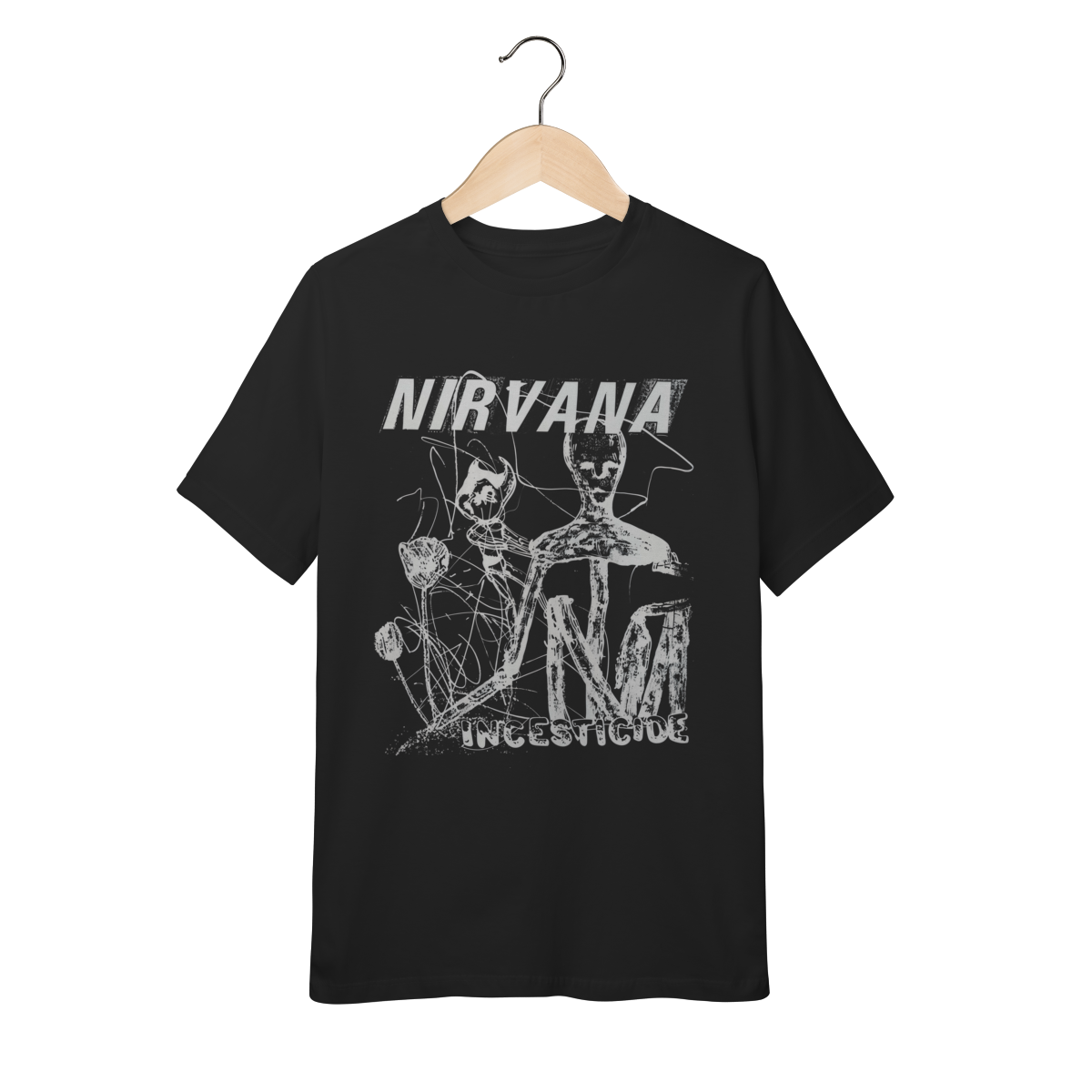 Camiseta Infantil Nirvana - Incesticide - Coleção Rock
