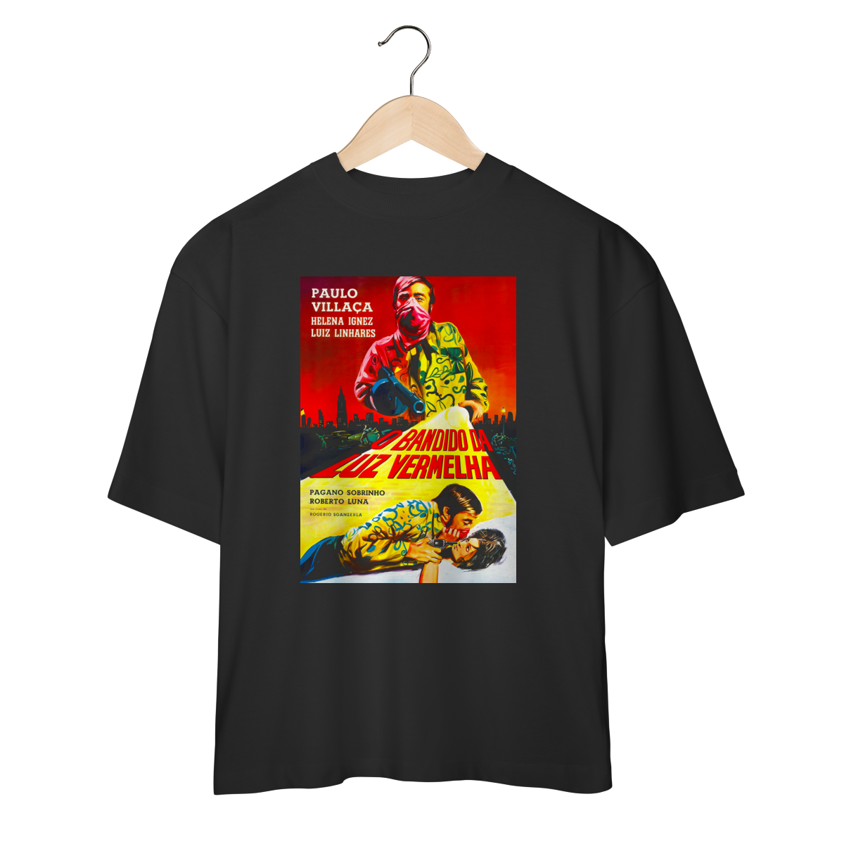 Camiseta Oversized O Bandido da Luz Vermelha - Coleção Filmes