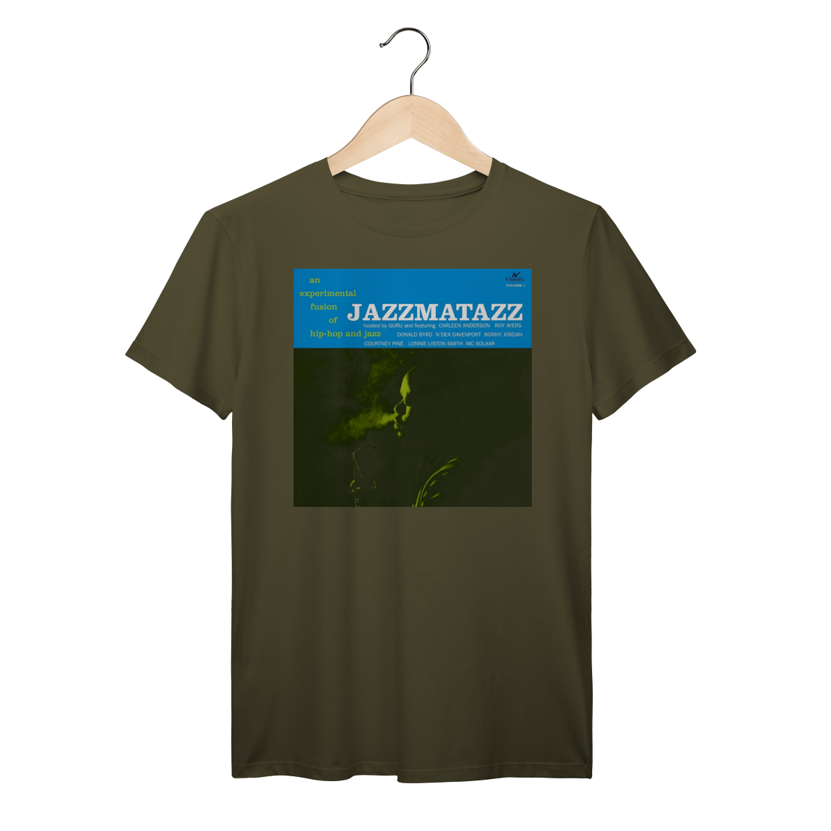 Camiseta Premium Jazzmatazz - Volume 1 - Coleção Rap/ Jazz