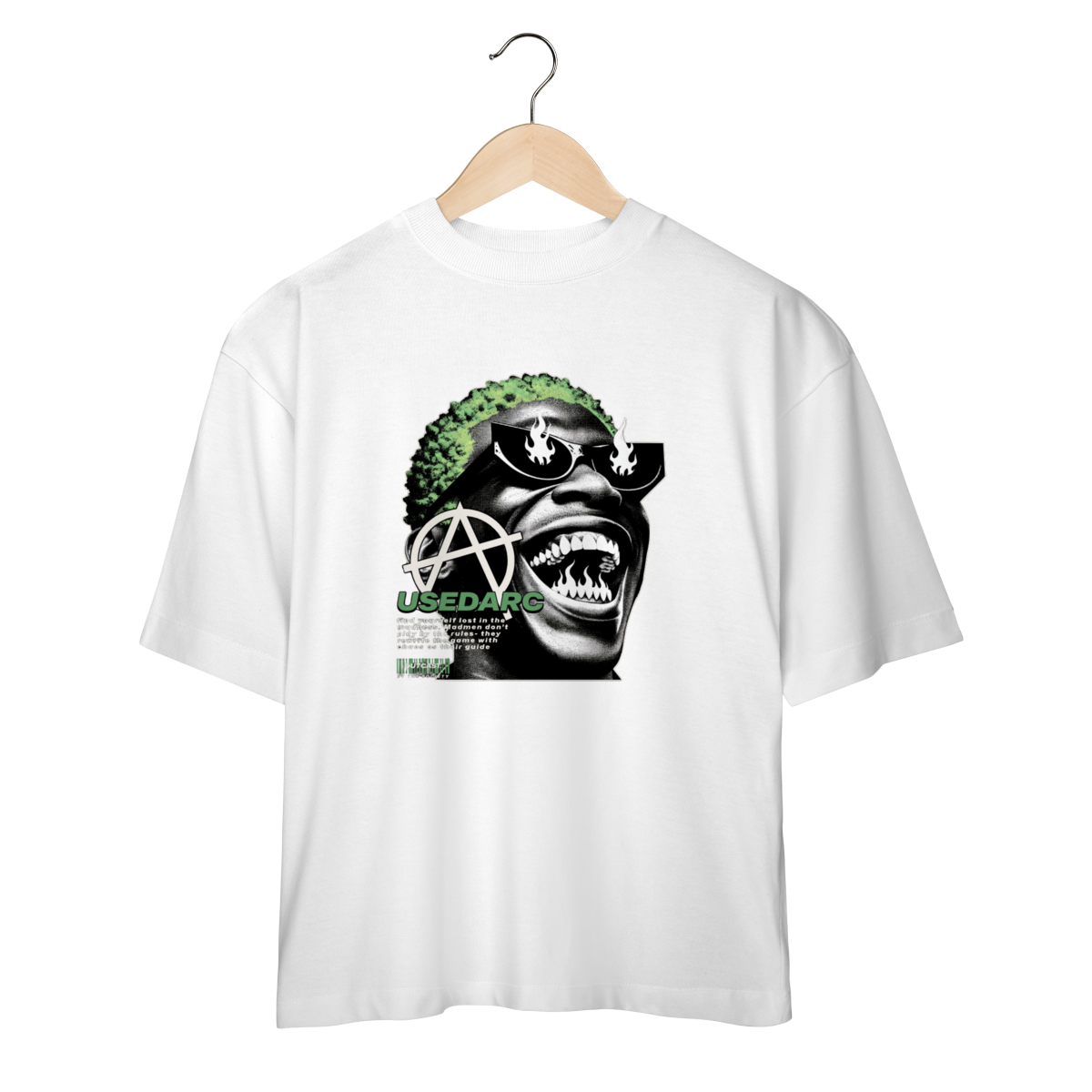 Camiseta USEDARC Outcast Chaos – Estilo Underground