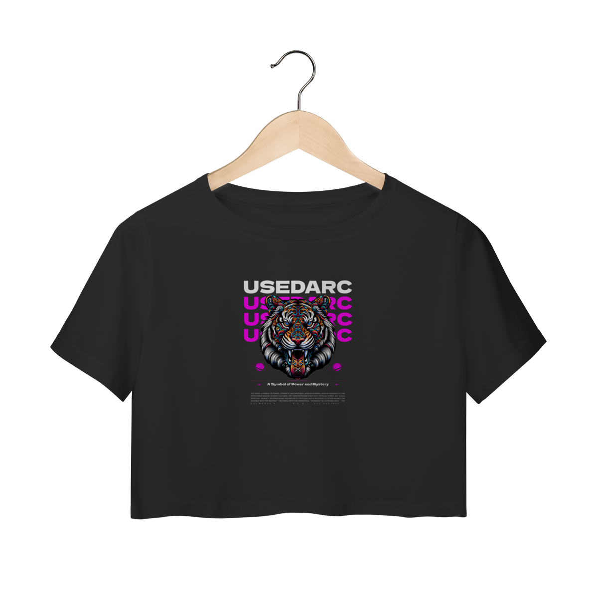 Camiseta Tigre Psicodélico UseDarc – Poder e Mistério