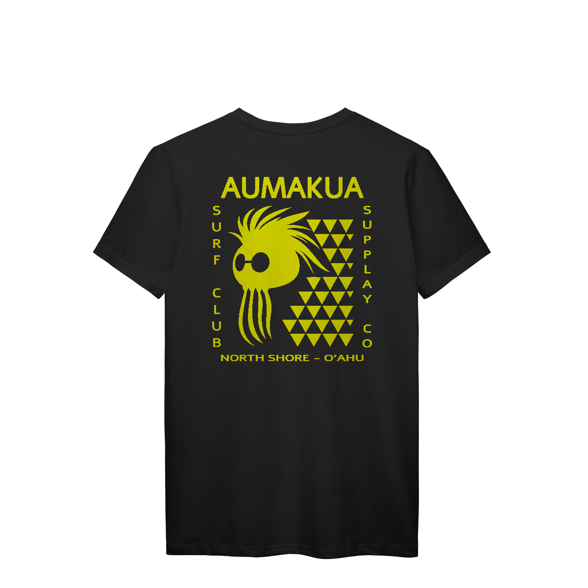 Camiseta Manga Curta Preta Warrior Yellow