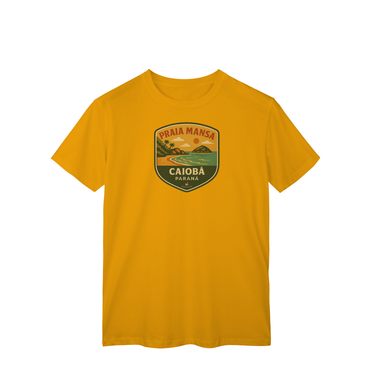 Camiseta Unissex Praia Mansa Caiobá | Litoral Paraná Vintage