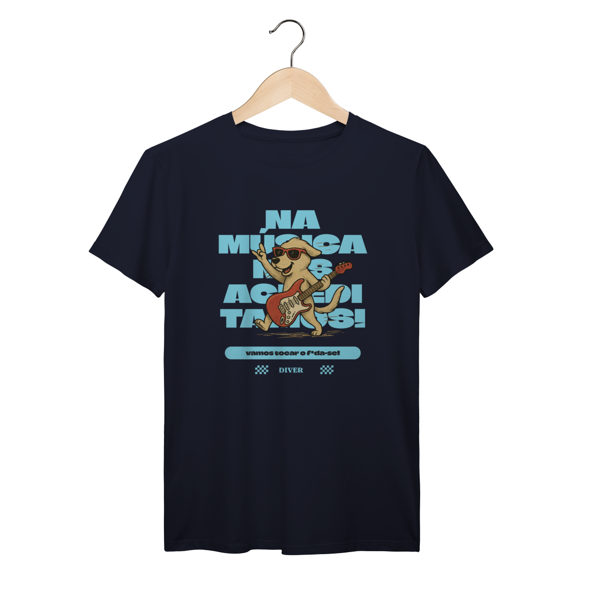 Nome do produto: Tshirt Música Cachorro
