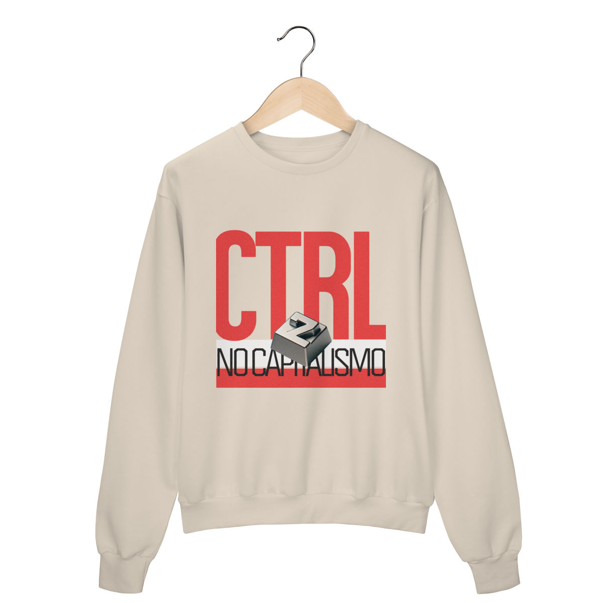 Moletom - CTRL+Z no Capitalismo (Vermelho)