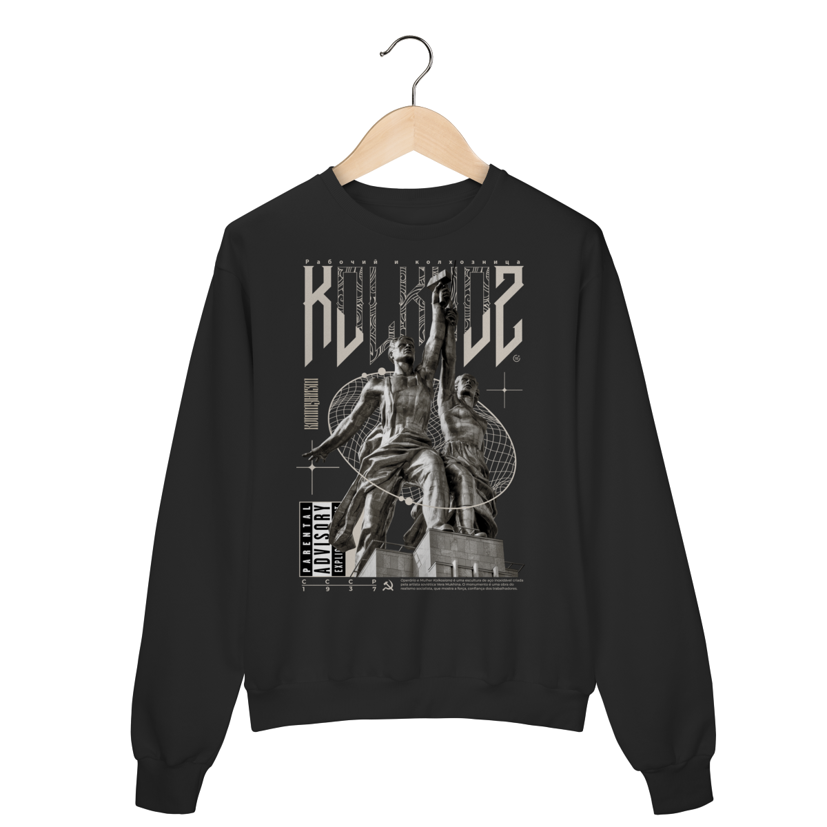 Moletom - Operário e Mulher Kolkosiana