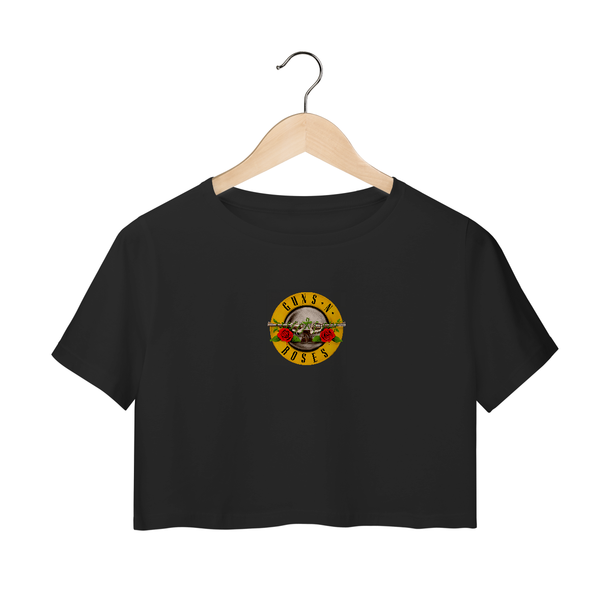 Camisa Cropped - Guns N' Roses