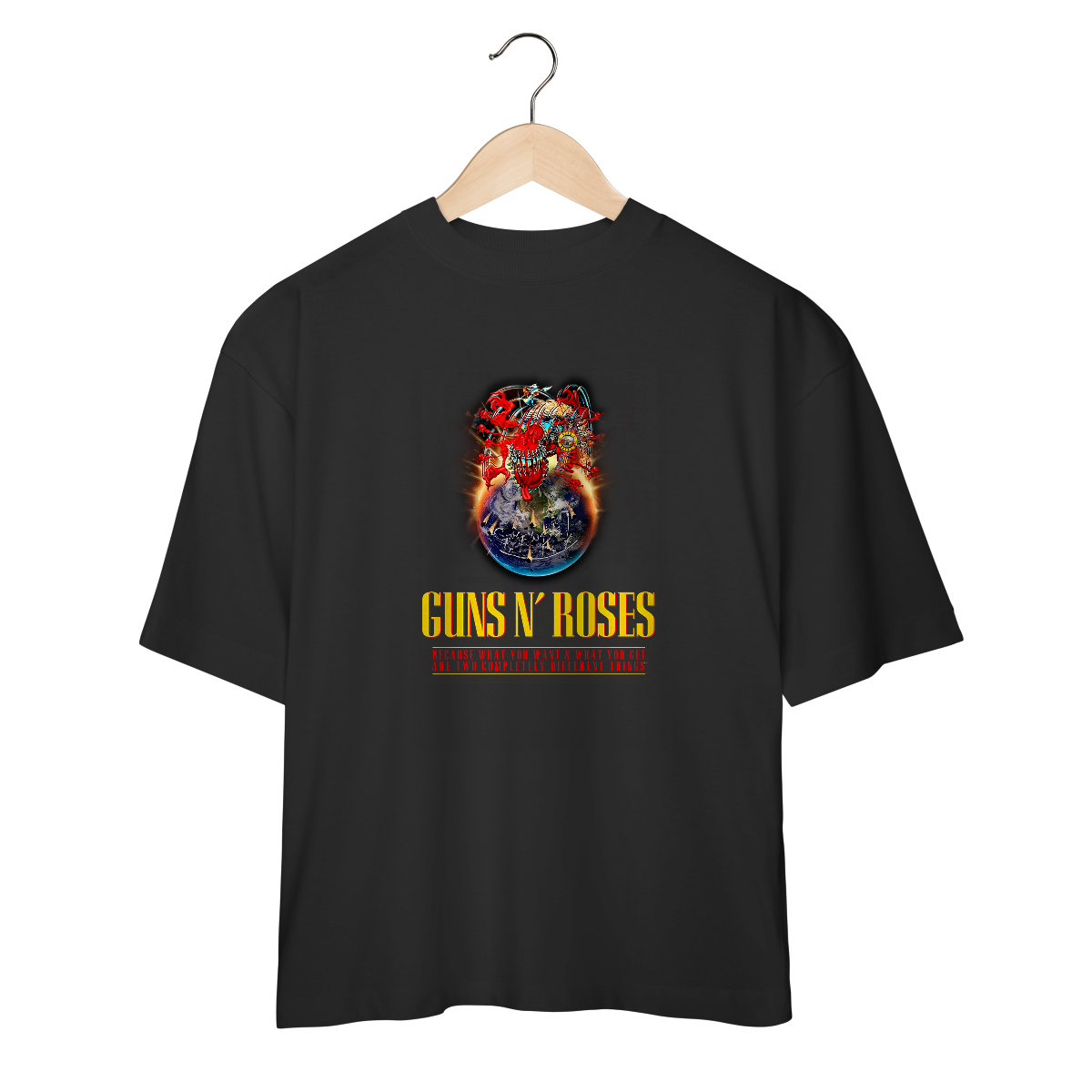 Camiseta Oversized - Guns N' Roses ESPECIAL