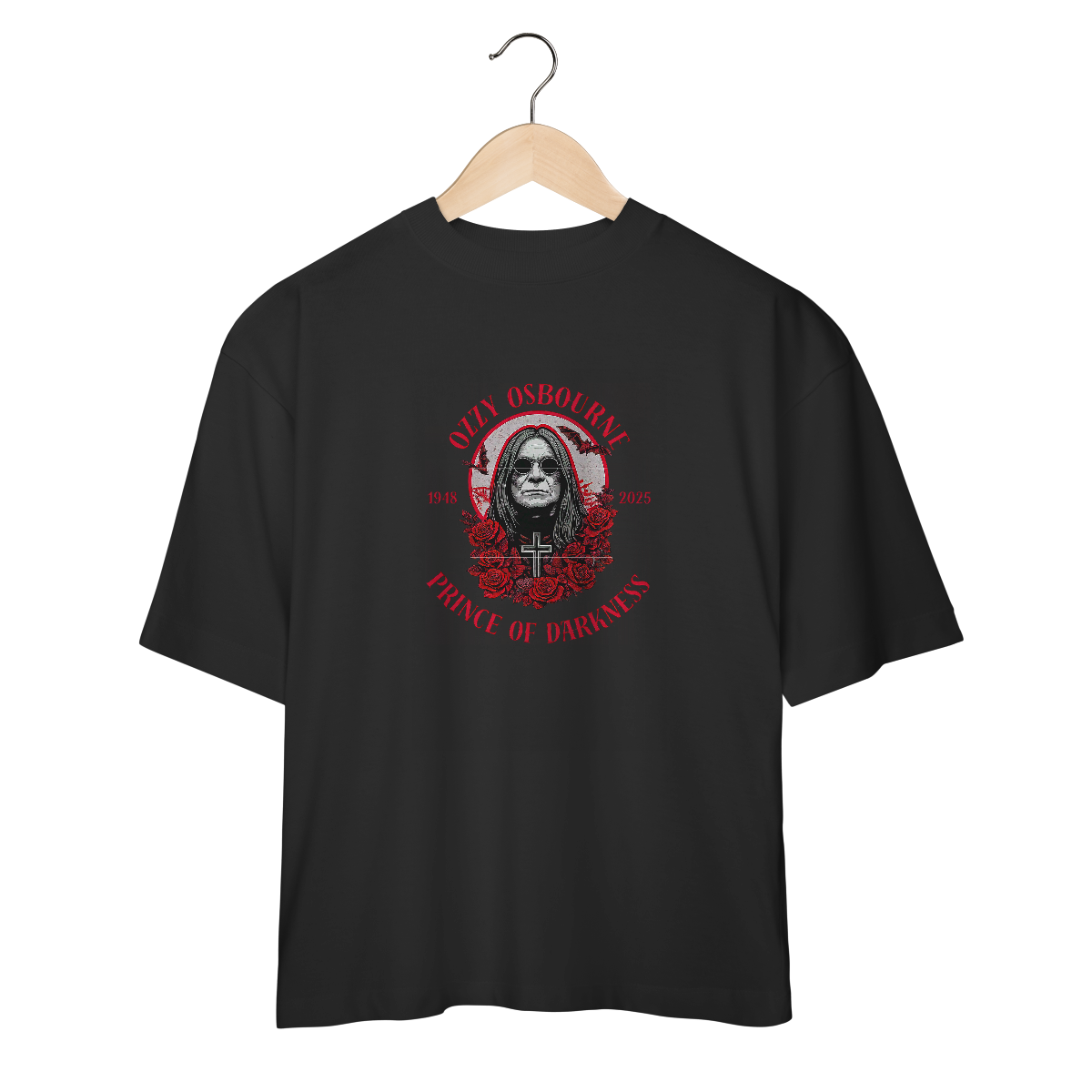Camiseta Oversized - Ozzy Osbourne EDIÇÃO ESPECIAL