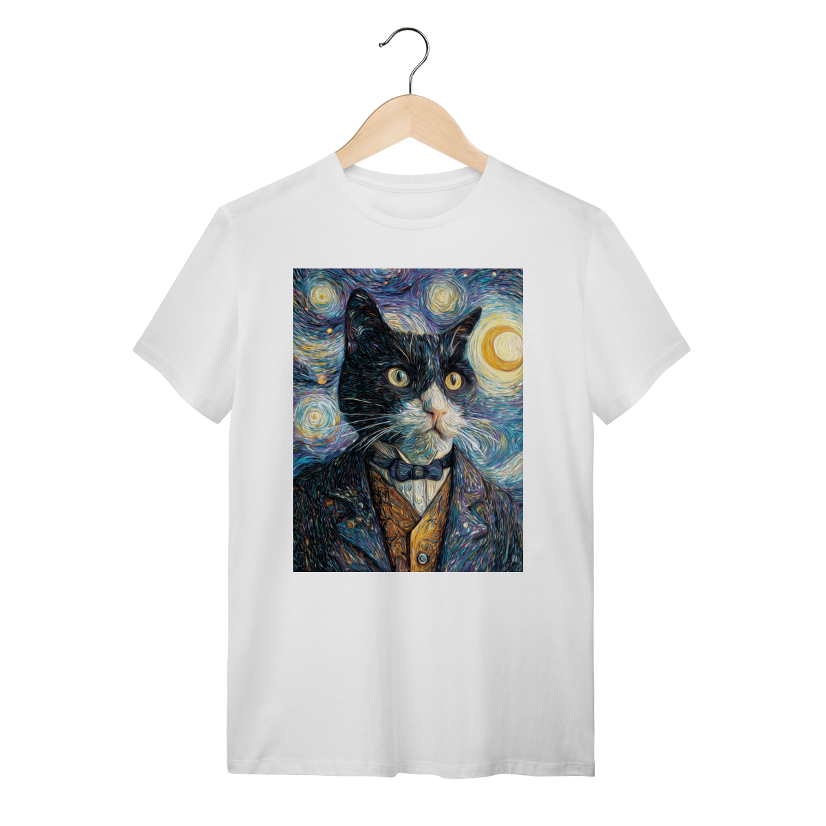 Camiseta Autorretrato Gato Gogh