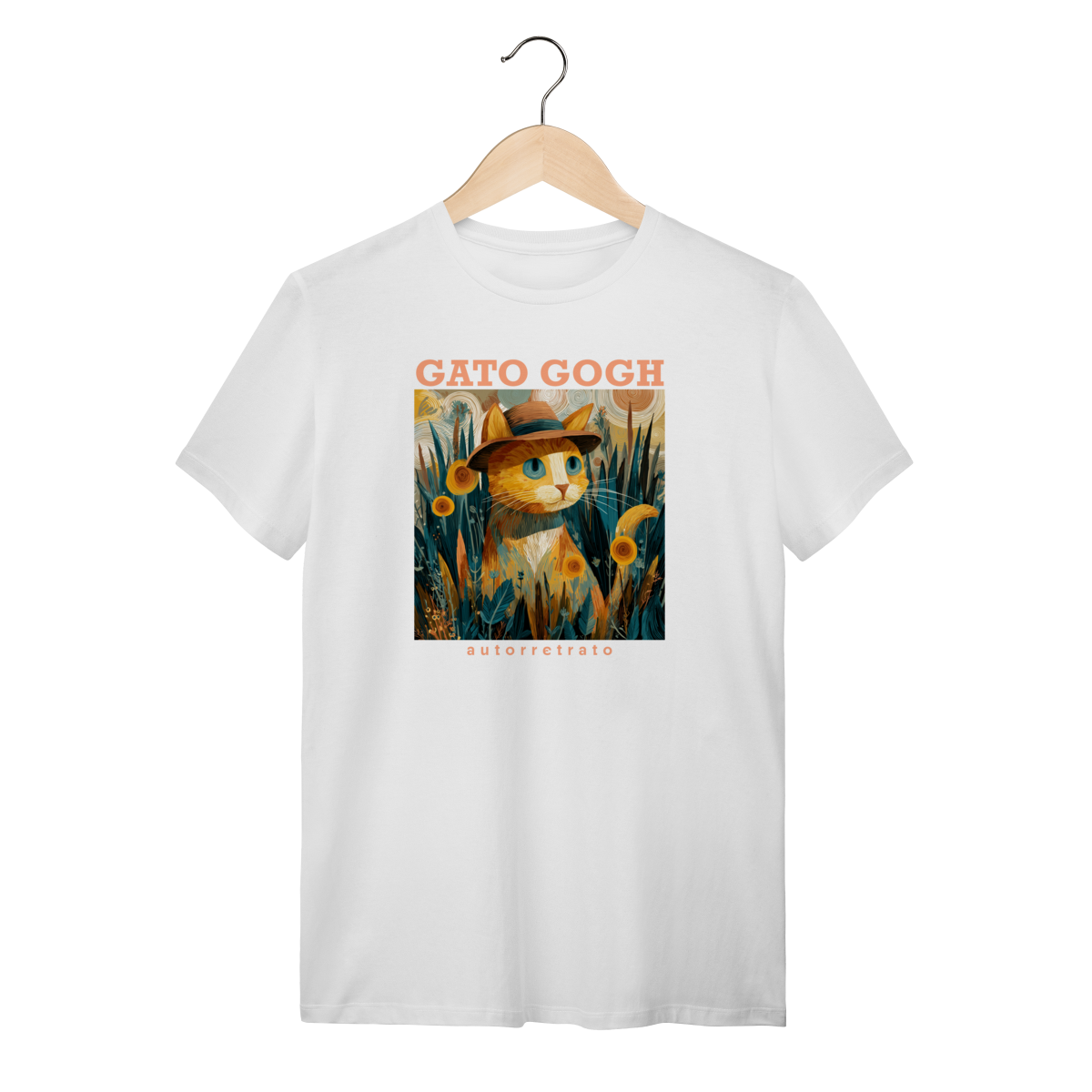 Camiseta Gato Gogh