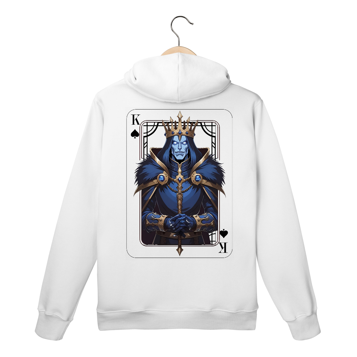 Moletom com Capuz Carta King