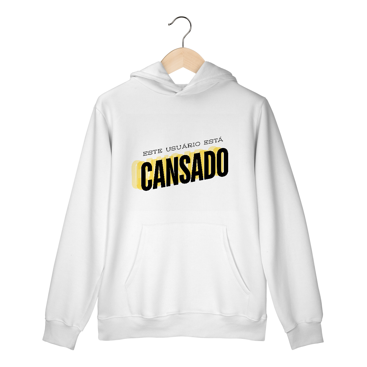 Moletom Canguru Usuário Cansado basiq