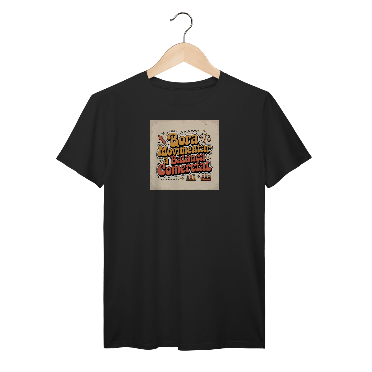 T-Shirt Bora Movimentar a Balança Comercial