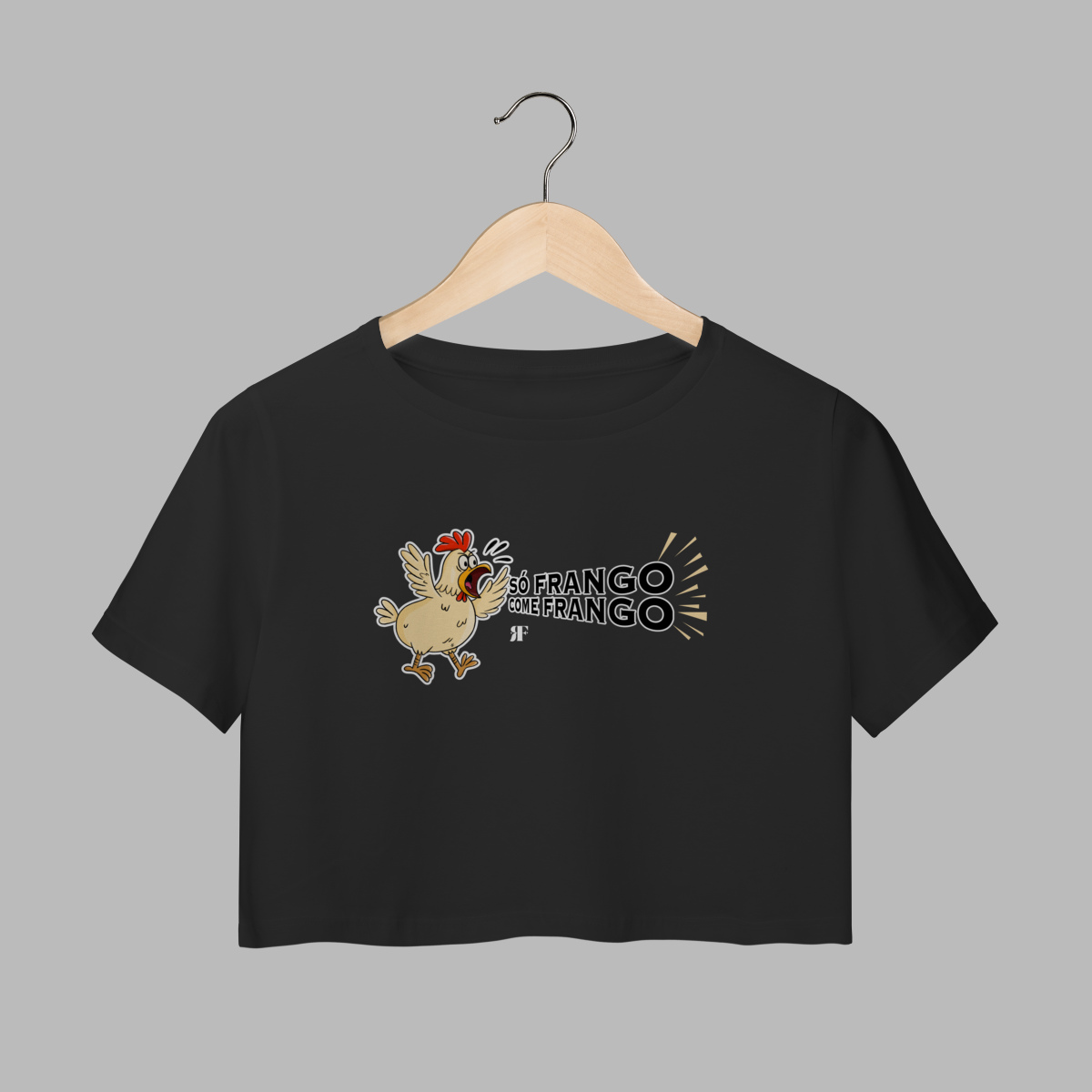 Camiseta Cropped Frangão