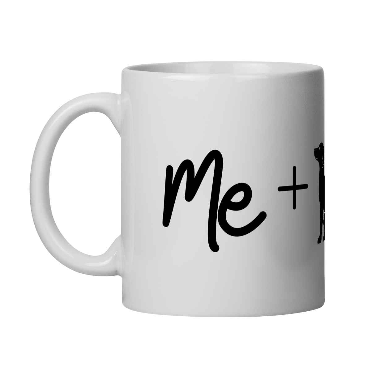 Caneca - Me + Dog = Love